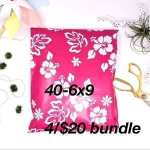 4/$20 Polymailers 40-6x9 Self Sealing‎ Pink…